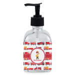 Firetrucks Glass Soap & Lotion Bottle - Single Bottle (Personalized)