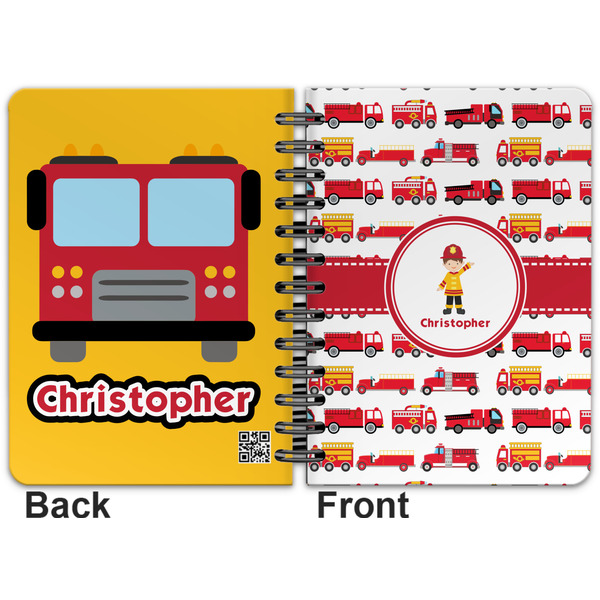 Firetrucks Spiral Journal 5 x 7 - Apvl