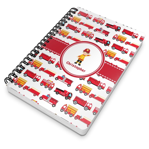 Firetrucks Spiral Journal 7 x 10 - Main