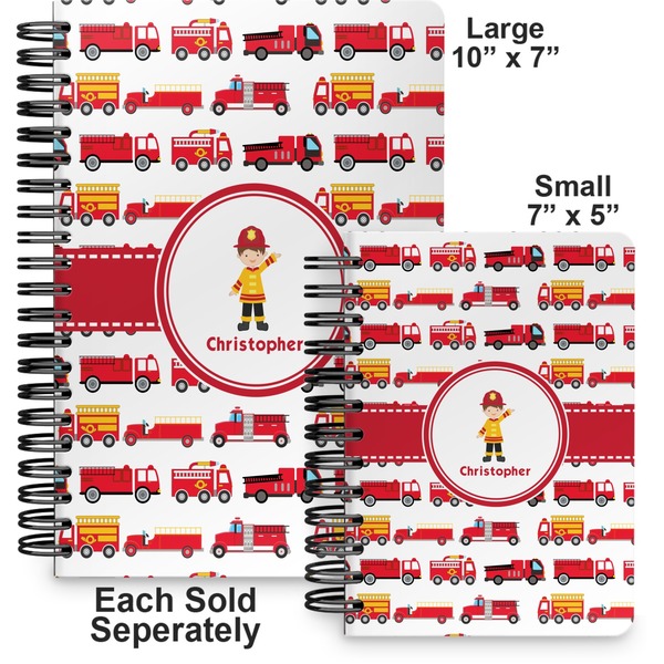 Firetrucks Spiral Journal - Comparison