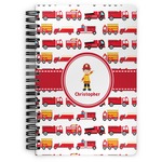 Firetrucks Spiral Notebook (Personalized)