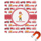 Firetrucks Square Car Magnet - 10" (Personalized)