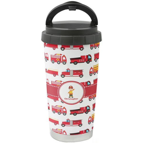 Custom Firetrucks Stainless Steel Coffee Tumbler (Personalized)