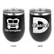 Firetrucks Stainless Wine Tumblers - Black - Double Sided - Approval