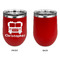 Firetrucks Stainless Wine Tumblers - Red - Single Sided - Approval