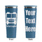 Firetrucks Steel Blue RTIC Everyday Tumbler - 28 oz. - Front and Back
