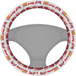 Firetrucks Steering Wheel Cover (Personalized)