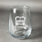 Firetrucks Stemless Wine Glass - Engraved (Personalized)