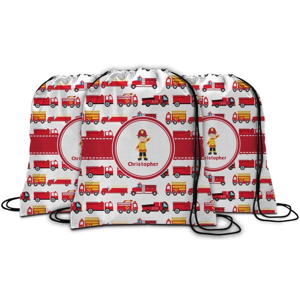 Firetrucks String Backpack - MAIN