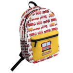 Firetrucks Student Backpack (Personalized)