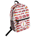 Firetrucks Student Backpack (Personalized)