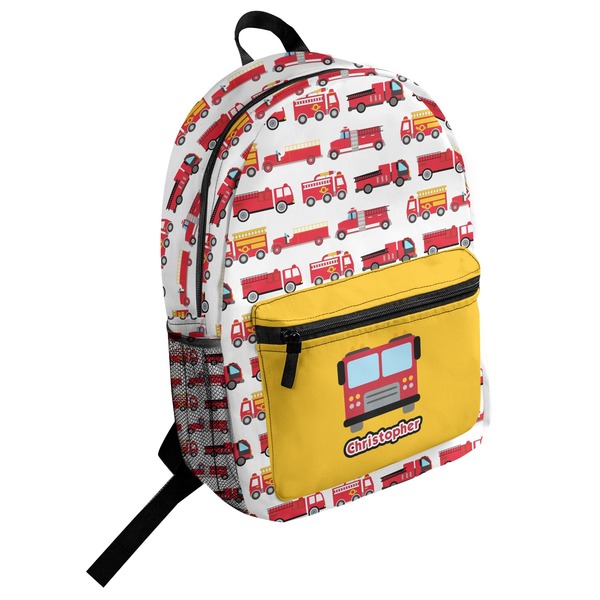 Custom Firetrucks Student Backpack (Personalized)