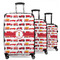 Firetrucks 3 Piece Luggage Set - 20" Carry On, 24" Medium Checked, 28" Large Checked (Personalized)