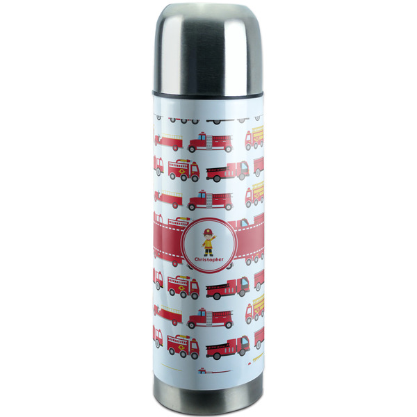 Custom Firetrucks Stainless Steel Thermos (Personalized)