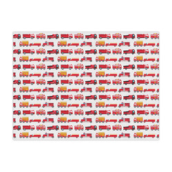 Firetrucks Large Tissue Papers Sheets - Lightweight