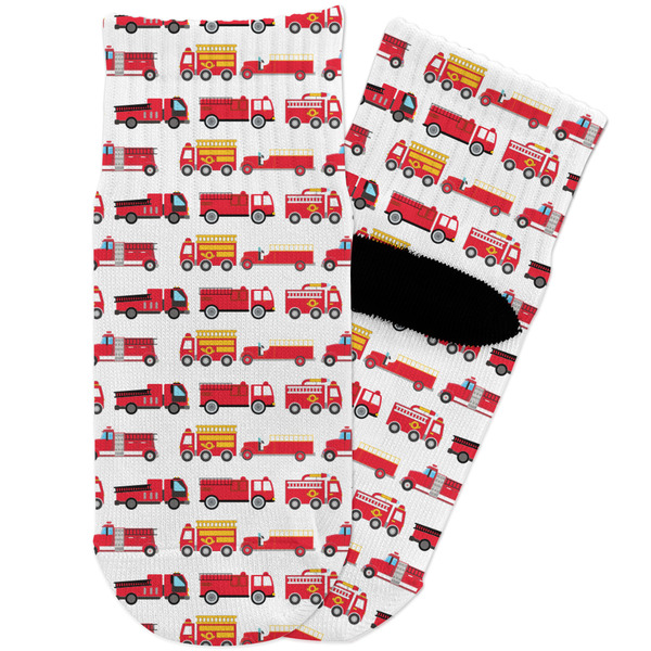 Custom Firetrucks Toddler Ankle Socks