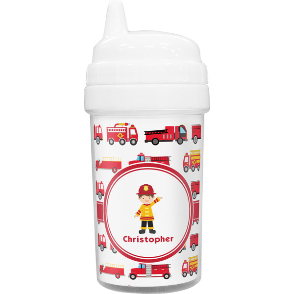 Custom Firetrucks Sippy Cup (Personalized)