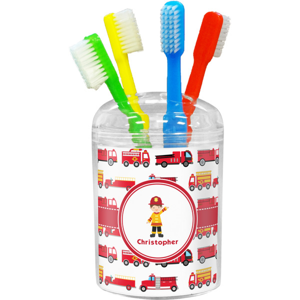 Firetrucks Bathroom Accessories Set (Personalized)