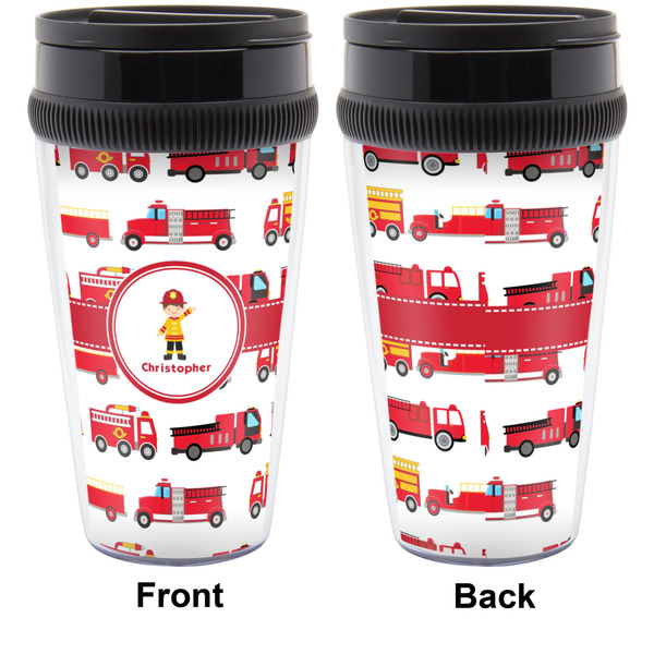 Firetrucks Travel Mug Approval (Personalized)