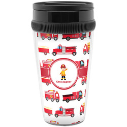 Firetrucks Acrylic Travel Mug without Handle (Personalized)