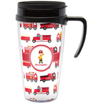 Firetrucks Acrylic Travel Mug with Handle (Personalized)