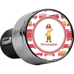 Firetrucks USB Car Charger (Personalized)