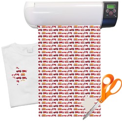Firetrucks Heat Transfer Vinyl Sheet (12"x18")