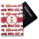Firetrucks Vinyl Passport Holder (Personalized)