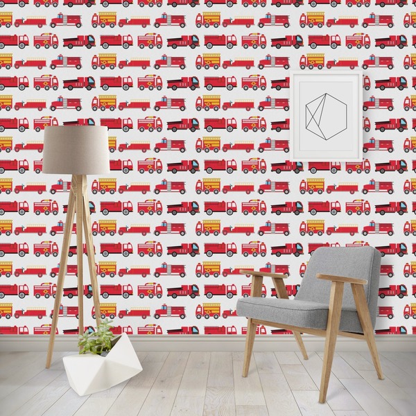 Custom Firetrucks Wallpaper & Surface Covering