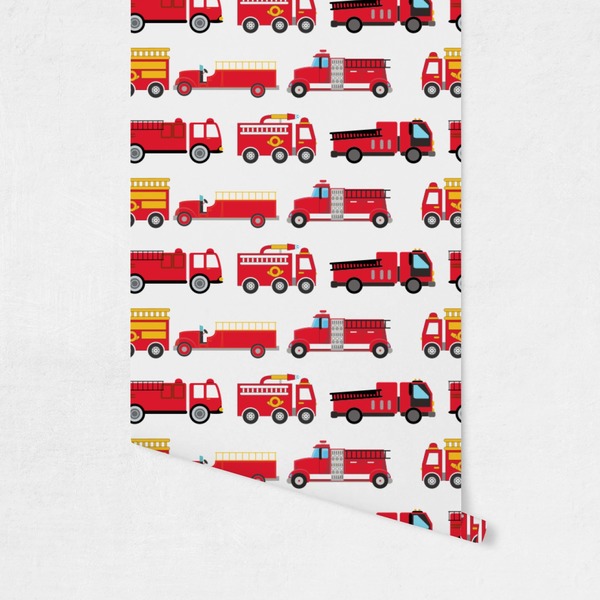 Firetrucks Wallpaper on Wall