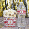 Firetrucks Water Bottle Label - w/ Favor Box