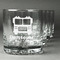 Firetrucks Whiskey Glasses (Set of 4) (Personalized)