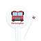 Firetrucks Round Plastic Stir Sticks (Personalized)
