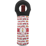 Firetrucks Wine Tote Bag (Personalized)