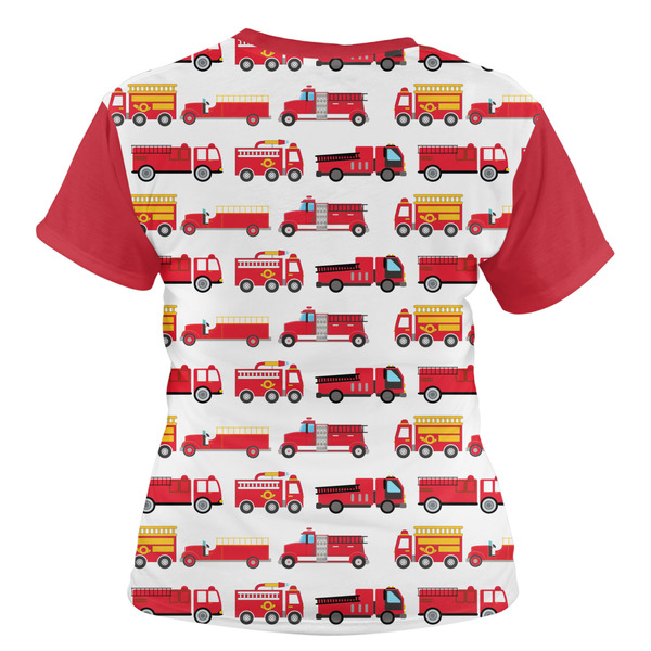 Firetrucks Women's T-shirt Back
