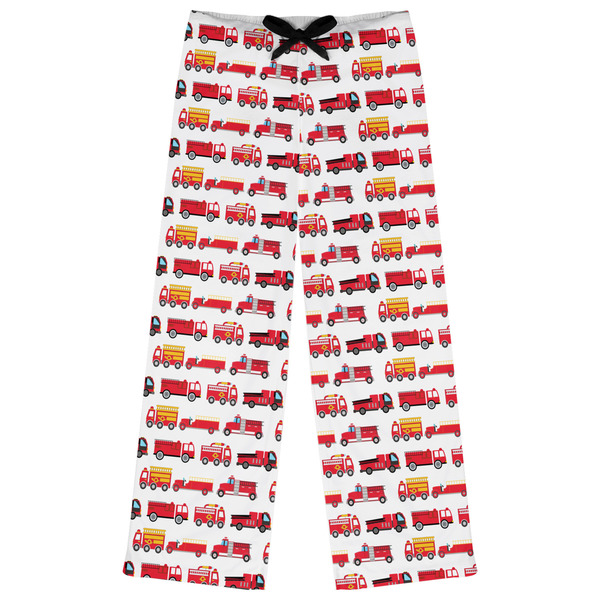 Custom Firetrucks Womens Pajama Pants - XS