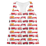 Firetrucks Womens Racerback Tank Top - X Large
