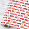 Firetrucks Wrapping Paper Roll - Large - Main