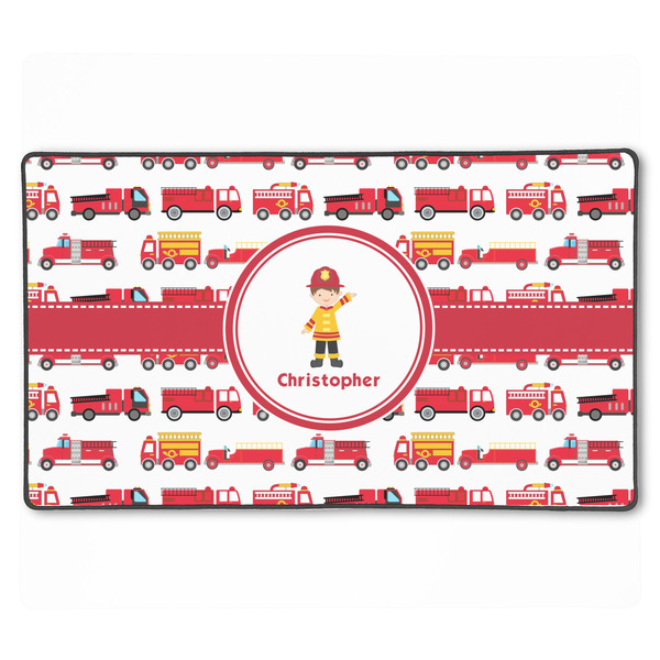 Custom Firetrucks XXL Gaming Mouse Pad - 24" x 14" (Personalized)
