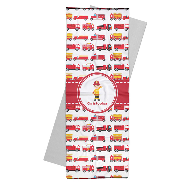 Custom Firetrucks Yoga Mat Towel (Personalized)