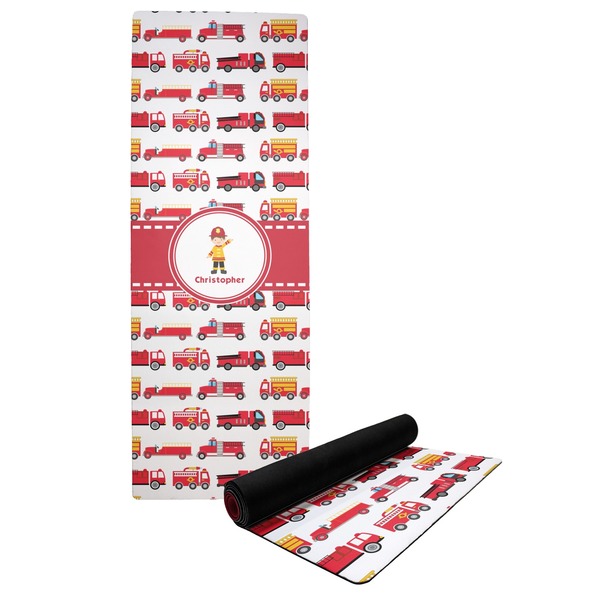 Custom Firetrucks Yoga Mat (Personalized)