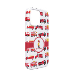 Firetrucks iPhone Case - Plastic - iPhone 13 Mini (Personalized)