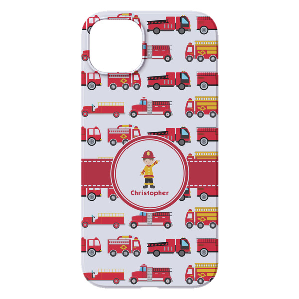 Firetrucks iPhone 14 Plus Case - Back