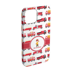 Firetrucks iPhone Case - Plastic - iPhone 15 (Personalized)