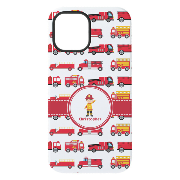 Firetrucks iPhone 15 Plus Tough Case - Back