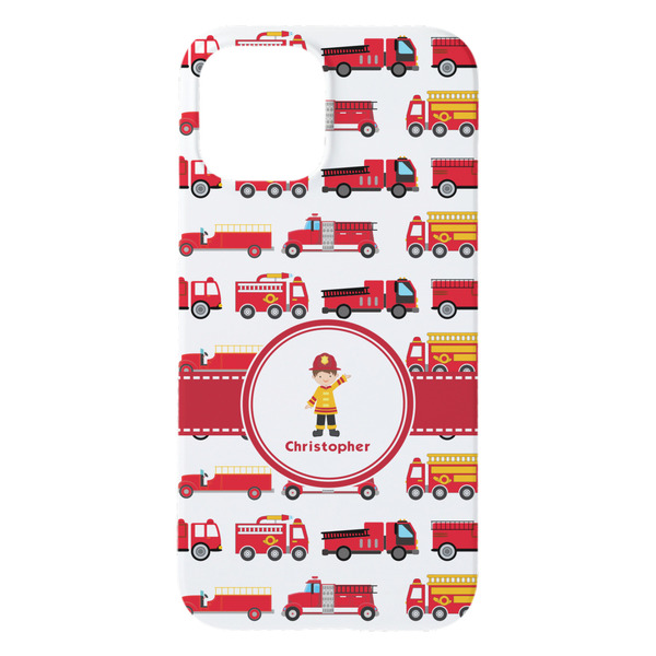Firetrucks iPhone 15 Pro Max Case - Back