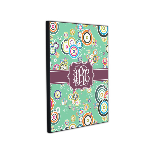 Colored Circles 11x14 Wood Print - Angle View