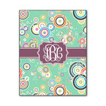 Colored Circles Wood Print - 11x14 (Personalized)