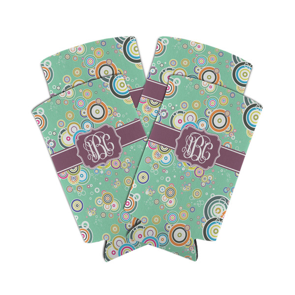 Colored Circles 12oz Tall Can Sleeve - Set of 4 - MAIN