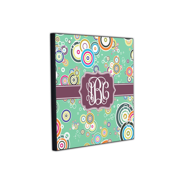 Colored Circles 12x12 Wood Print - Angle View